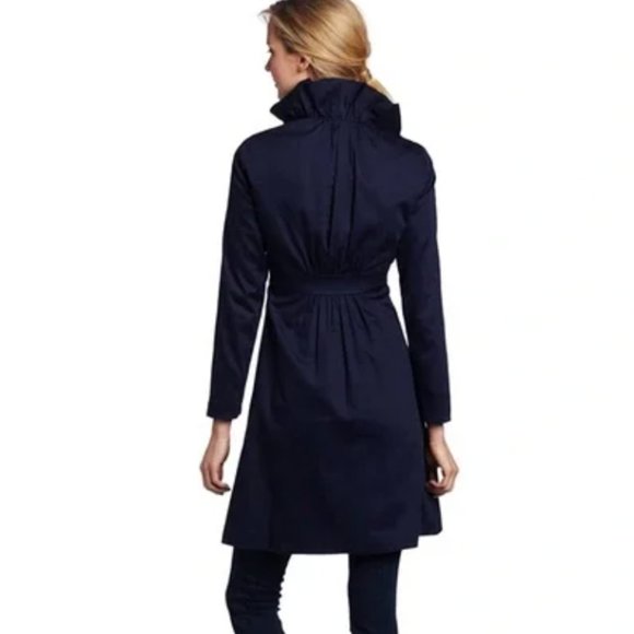 💙 NWT LILLY PULITZER Kelli Coat - Navy - 14 - Picture 2 of 10